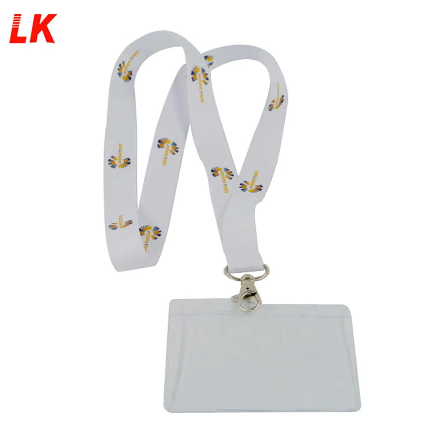 Custom Sublimation Blank id Card Holder Rope Lanyards for Keys ID Badge Holder