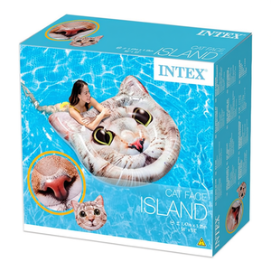 Flotador Inflable para Piscina Intex Cat Face Island 147x135cm - Product Image 2