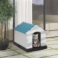 Pawise Maison pour animaux de compagnie de haute qualité, plusieurs tailles, grande niche pour chien d'extérieur, durable, solide, maison pour chien d'intérieur et d'extérieur avec évents