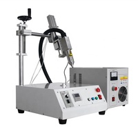 Robot distributeur de colle automatique à tête unique et quatre stations pour ampoules LED, type rotatif circulaire