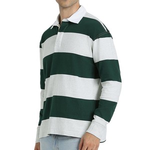 High Quality Men Long Sleeve Rugby for <b>Shirt</b> New Arrival Breathable Eco-Friendly 100% Cotton Sublimated Custom Logo Print for - Product Image 2