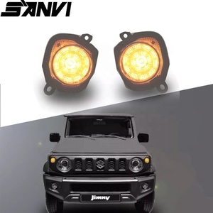Nouveautés Sanvi 2 pièces, feux de positionnement LED complets, accessoires de voiture pour Suzuki JIMNY 2018 2019, phare avant de voiture, feux de jour - Product Image 3
