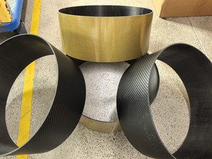 Coque de tambour en fibre de carbone à module élevé |   Fabrication de batteries de percussions sur mesure (OEM disponible) - Product Image 3