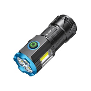 ไฟฉาย LED ขนาดเล็กแบบชาร์จได้ยี่ห้อ Smiling Shark พร้อมคลิปโลหะและไฟด้านข้างสำหรับกิจกรรมกลางแจ้ง - Product Image 2