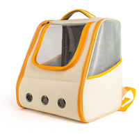 Sac à dos polyvalent pour chat en forme de capsule spatiale, sac de transport respirant de grande capacité pour animaux de compagnie, sac à bandoulière portable pour chats et petits chiens