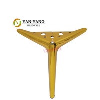 Pieds de canapé Yanyang en chrome, 150 mm de hauteur, pieds de meubles triangulaires en métal chromé pour canapé et table en fer