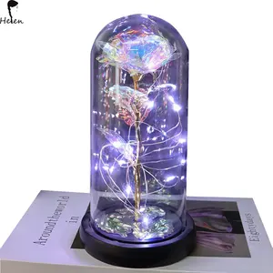 Rechargeable 3 Steps Dimming LED Couple Moon Table Lamp For Romantic Atmosphere In Living Room
