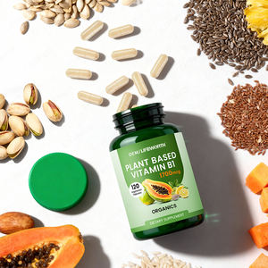 उच्च शुद्धता वाले पौधे-आधारित विटामिन बी <span class=keywords><strong>1</strong></span> थियामाइन मोनोनाइट्रेट प्रति बोतल के लिए वयस्क कैप्सूल प्रति बोतल 120 कैप्सूल - Product Image 2