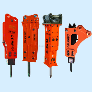 Casse-pierre hydraulique Sb 20 de type boîte adapté aux mini-excavatrices et aux chargeurs compactes Bobcat de 1,2 à 3 tonnes pour les travaux de démolition - Product Image 1