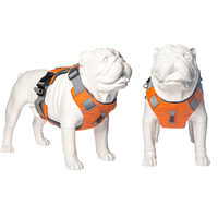 Mannequin de bouledogue anglais détachable grandeur nature, modèle de présentation pour vitrine de vêtements et harnais pour animaux de compagnie