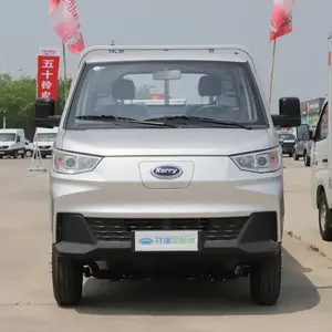 Çin fabrika 2 koltuk kişi Karry Mini fil 251KM tam şarj elektrikli göğüs kurulu Mini kamyonet ikinci el araba