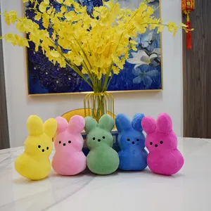 38cm 15cm Peeps Plush Bunny Rabbit Peep Easter Toys Simulation Stuffed Animal Doll For Kids Children Soft Pillow Gifts Girl Toy