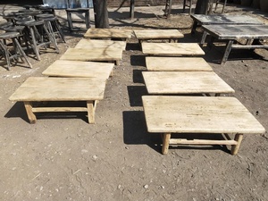 Banco Otomano de Madera Reciclada Natural <span class=keywords><strong>Antigua</strong></span> de Estilo Rústico al por Mayor - Product Image 4