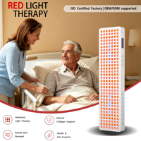Panneau de luminothérapie universel compatible multilingue avec télécommande multi-longueurs d'onde et écran intelligent pour thérapie par lumière rouge