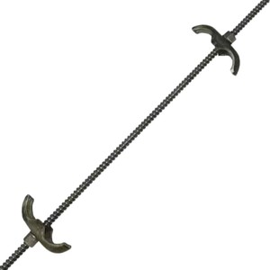สลักเกลียวกันน้ำ M12 M14 M16 300 มม. ระดับ 8.8 สำหรับงานก่อสร้างแบบหล่อคอนกรีต รองรับการเสริมแรง พร้อมน็อต - Product Image 3