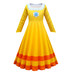 Fête filles Cosplay Costume Cape habiller Halloween anniversaire pêche princesse jeu <span class=keywords><strong>de</strong></span> rôle Super Mary Marios jeu robes <span class=keywords><strong>de</strong></span> noël - Product Image 2