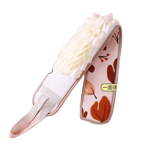 Modern Dual-Use Adult Bath Towel PE Material with Long Strip and <b>Back</b> Strip Flower-Design <b>Scrubbing</b> & Pulling <b>Back</b> Towel - Product Image 1