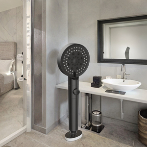 Grifo de baño para hoteles ecológicos 2025, cabezal de <span class=keywords><strong>ducha</strong></span> de lluvia presurizado turboalimentado, ahorro de agua, baño, apartamento al aire libre - Product Image 2