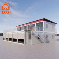 Casa Contenedor Modular de Diseño Moderno, Estructura Prefabricada, Resistente al Viento, para Comercio Minorista y Negocios de Catering
