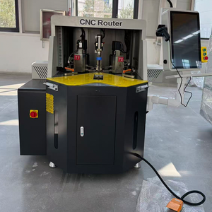 Machine de combinaison de profilés en aluminium CNC 10 axes, équipement automatique de sertissage de cadres de fenêtres - Product Image 6