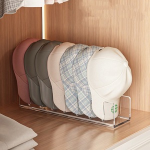 Portacappelli <span class=keywords><strong>in</strong></span> Acrilico per Ingresso e Guardaroba - Espositore Salvaspazio per Cappelli da Baseball e Cappelli a Strati - Product Image 1