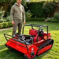 Tondeuse à gazon RC diesel sur chenilles pour terrains complexes et en pente