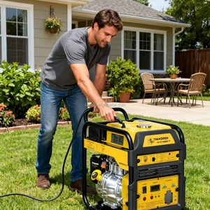 Generador de Gasolina Portátil Pequeño para el Hogar Titan God T4500i de 4.5KW, 4 Tiempos, Conversión de Frecuencia Inteligente, Bajo Ruido, 10L de Combustible - Product Image 6