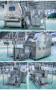 Haute pression 200L chariot à viande Machine à laver alimentaire saut chiffre d'affaires boîte laveuse Buggy Machine de nettoyage - Product Image 2