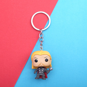 Llavero de Resina Versión Q de Héroes Más Vendidos: Iron Man, Spider-Man, Thor, Pantera Negra - Colgantes Pequeños para Comercio Exterior - Product Image 4