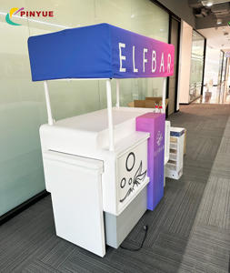 Exhibidores de Diseño para Tiendas de Cigarrillos, Carrito de Exhibición, Kiosco de Venta <span class=keywords><strong>al</strong></span> por Menor, Diseño de Puesto de Metal para Tabaco, Carrito de Exhibición de Cigarrillos - Product Image 1