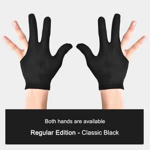 Guante de billar de tres dedos para mano izquierda, accesorio de billar nuevo y personalizable al por mayor - Product Image 5