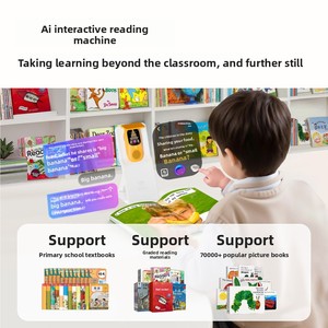 Machine interactive de lecture et d'apprentissage pour enfants Hui A3, avec fonction d'écoute et d'apprentissage de <span class=keywords><strong>l</strong></span>'<span class=keywords><strong>anglais</strong></span>, pour <span class=keywords><strong>l</strong></span>'éducation précoce et les histoires, 8 Go+ - Product Image 2