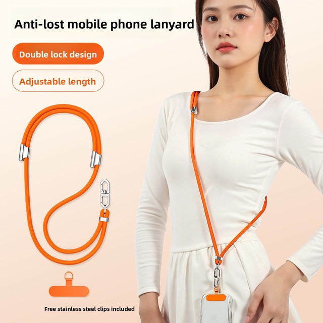 Mobile Phone Lanyard Cross-body Neck Strap with Customizable logo High-end Feel Pad Anti-loss Anti-theft Design