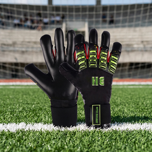 Gants de gardien de but de football de qualité supérieure, paume en latex haute performance pour une protection accrue des doigts - Product Image 2
