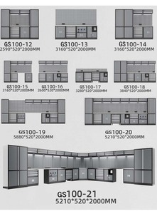 <span class=keywords><strong>ตู้</strong></span>เหล็กแบบโมดูลาร์สำหรับงานหนัก 7 ลิ้นชัก ระบบล็อคด้วยกุญแจ รับน้ำหนักได้ 500 กก. ปรับแต่งขนาดได้ รับผลิตแบบ OEM/ODM - Product Image 2