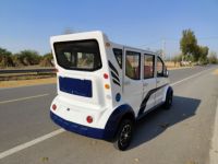 Véhicule utilitaire électrique à 4 roues NUEN, véhicule de patrouille de sécurité, batterie 30 kWh, moteur 50 kW, freins à disque, 6 à 8 places