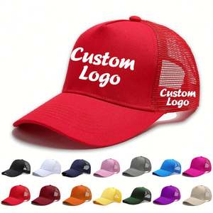 Casquette de camionneur personnalisée OEM avec broderie de logo 3D, casquettes de sport imprimées, casquette en maille vierge à 5 panneaux de haute qualité, vente en gros pour fabricants - Product Image 1