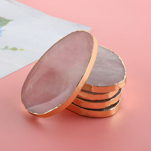 Sottobicchieri in quarzo rosa <span class=keywords><strong>agata</strong></span> esagonale per bevande sottobicchieri in cristallo rosa per decorazioni per la casa sottobicchieri in <span class=keywords><strong>agata</strong></span> per tavolino fetta di <span class=keywords><strong>agata</strong></span> - Product Image 5