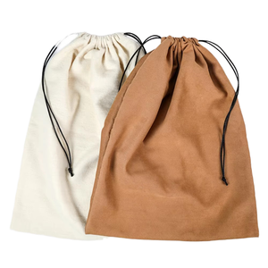 Bolsa de Algodón Orgánico 100% de Lujo, Ecológica y Reutilizable para Joyería, Cosméticos, Regalos, Empaque con Logotipo Personalizado, Estilo Moderno Blanco - Product Image 1