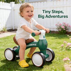 Véhicule d'équilibre pour bébé en gros, 1-3 ans, vélo d'équilibre pour enfants, trotteur à quatre roues pour tout-petits - Product Image 3