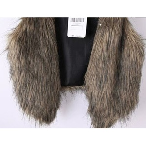 Stilvolle Damen-Kunst pelz weste mit V-Ausschnitt und lässiger Strick weste für den Herbst-und Winter preis - Product Image 5