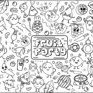 Printed Aniimals for Kids Drawing Graffiti Art Tablecloth <strong>Large</strong> Coloring Tablecloth Drawing <strong>Table</strong> <strong>Cloth</strong> - Product Image 2