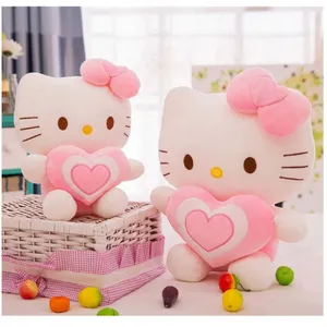 Kawaii Hello Kt Pluche Sanrioed Mijn Melodie Gevulde Zachte Kussen Kussen Kussen Kussen Vakantie Cadeau Kt Pluche Speelgoed