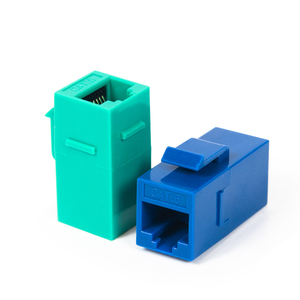 Rj45 90 độ Coupler <span class=keywords><strong>Ethernet</strong></span> Cáp Extender <span class=keywords><strong>Adapter</strong></span> cắm mô-đun không được che chở CAT6 nối Inline Coupler - Product Image 6