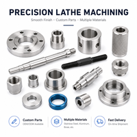 Komponen OEM Baja Tahan Karat Aluminium Pemesinan Flens Presisi Bagian Mesin Bubut CNC Kustom