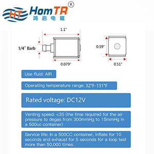 Homtr Kleine <span class=keywords><strong>Dc</strong></span> 24V 12V 6V 5V 3V Mini Controle Micro <span class=keywords><strong>Solenoid</strong></span> Uitlaat Release Kleppen 1 Way <span class=keywords><strong>Valve</strong></span> - Product Image 2