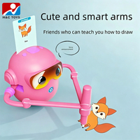 Robot de Peinture Automatique pour Enfants avec Stylos Colorés, Jouet Intelligent pour Enfants, Machine Éducative de Dessin par Insertion de Cartes