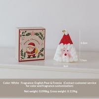Weihnachtsmann-Kerzen Großhandel Handgemachte Weihnachtsgeschenk-Kuchenkerzen aus Vollraffiniertem Paraffin zur Heimdekoration