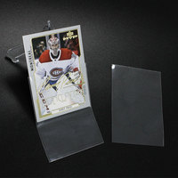 Film protecteur transparent en gros pour cartes, pochette plate HD 3 pouces en PP pour cartes professionnelles, impression de cartes de jeu de table