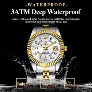 Reloj POEDAGAR <span class=keywords><strong>780</strong></span> para Mujer, Resistente al Agua, Luminoso, con Fecha, Elegante y de Lujo, de Acero Inoxidable, de Cuarzo - Product Image 6